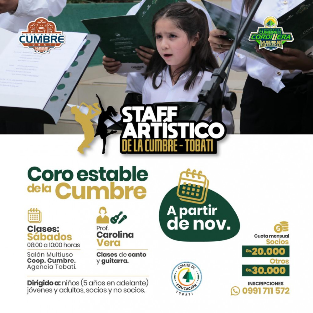 Staff Artístico de la Cumbre